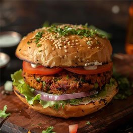 aloo tikki burger