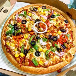 Cheese burst pizza