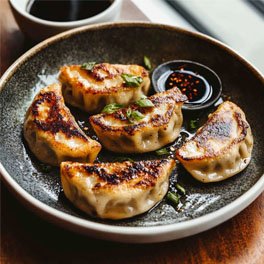butter pan fried dumplings